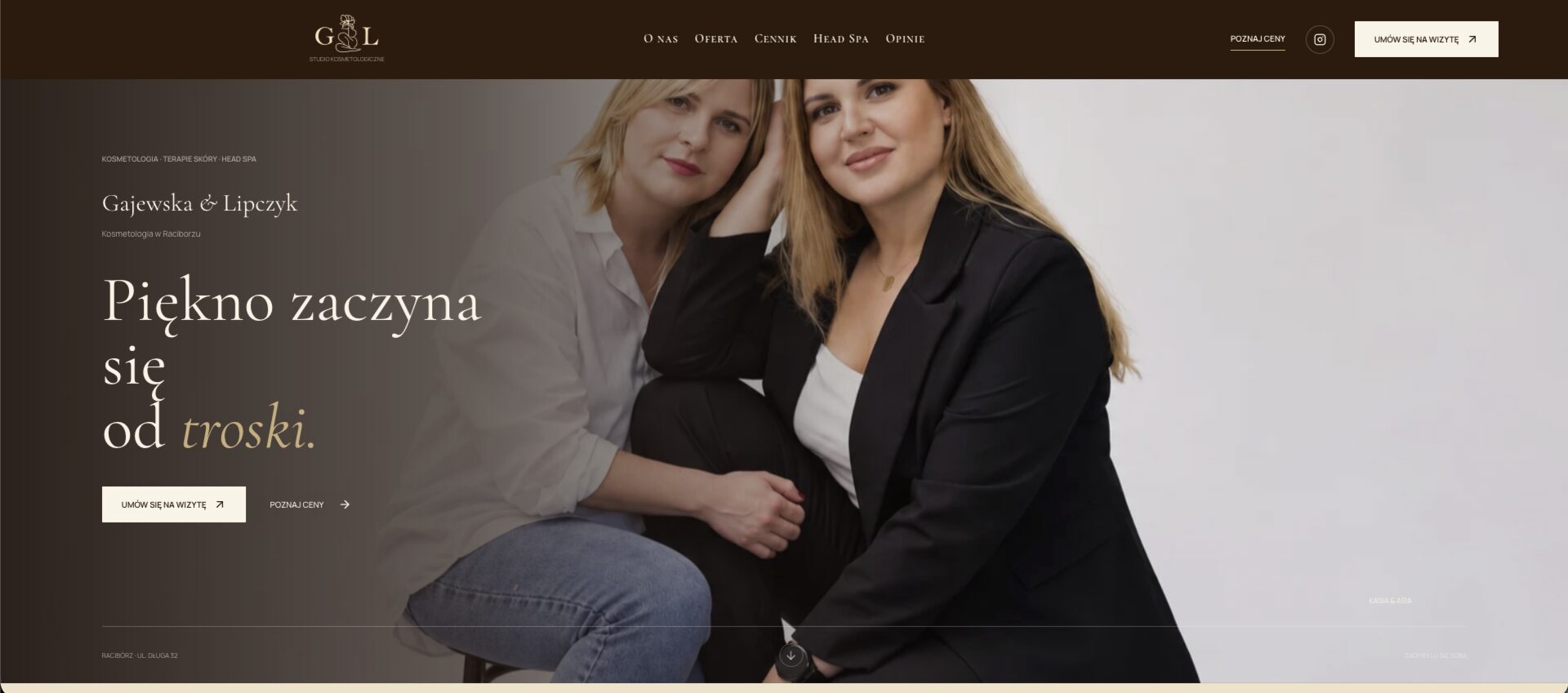 Fragment projektu Gajewska & Lipczyk